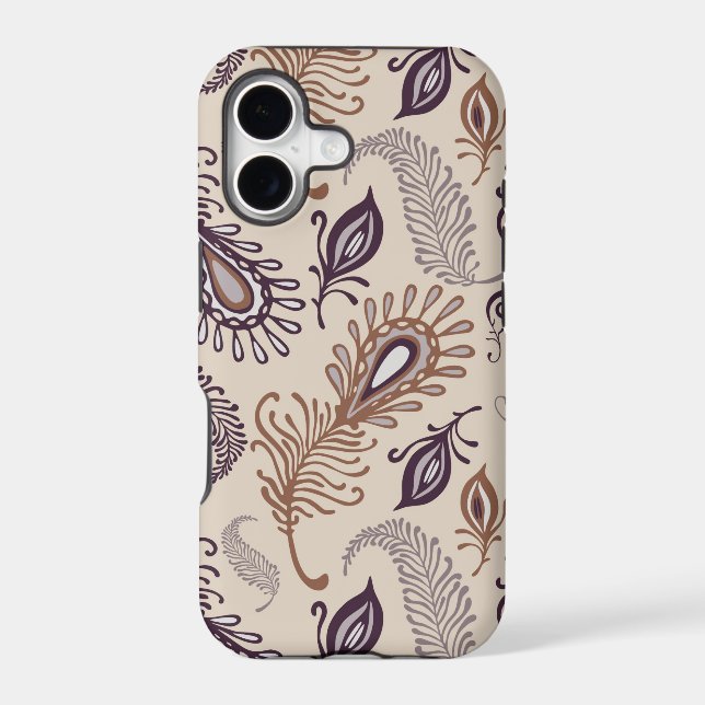 Various Feather Pattern Iphone Case (Back)