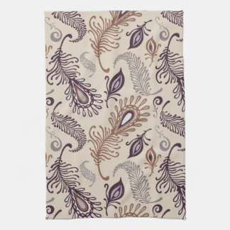 Various Feather Pattern Kitchen Towel