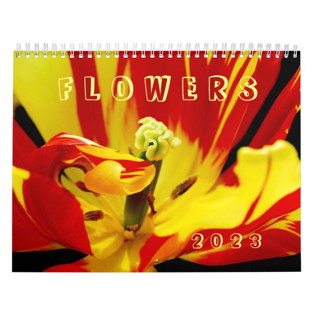 Various flowers calendar (Cover)