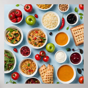 Various food poster