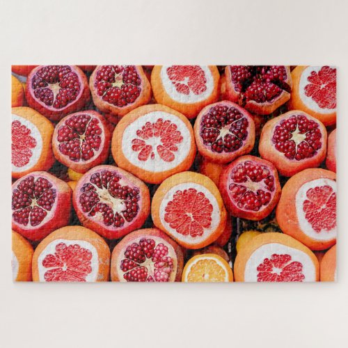 Various Fruits background Jigsaw Puzzle