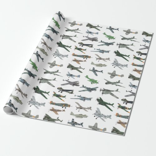 Various German WW2 Airplanes Wrapping Paper