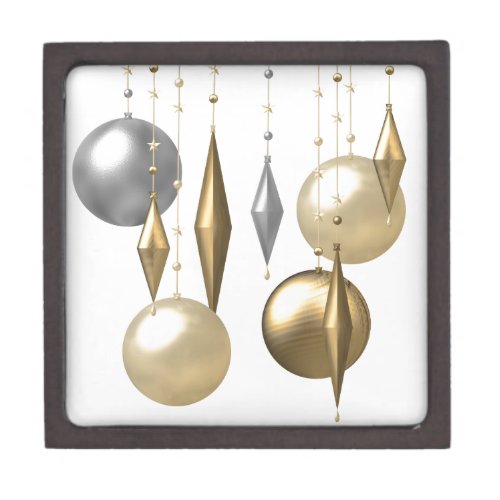 various hanging Christmas bauble Gift Box