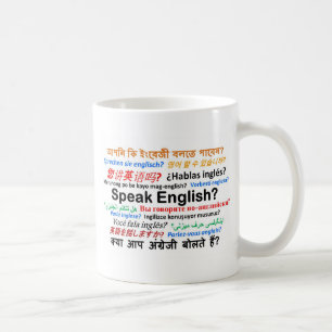 Various Language Products - Speak English? Coffee Mug