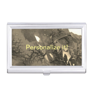 Various original abstract designs and colors bus business card case