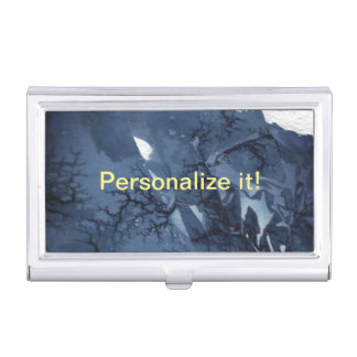 Various original abstract designs and colors bus business card case