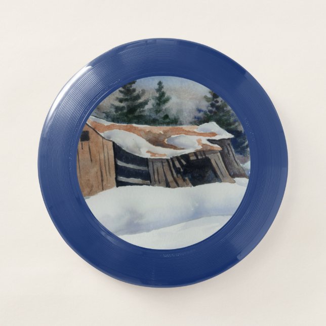 Various original art designs on  Wham-O frisbee (Front)