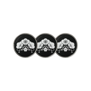 Various plum blossoms golf ball marker