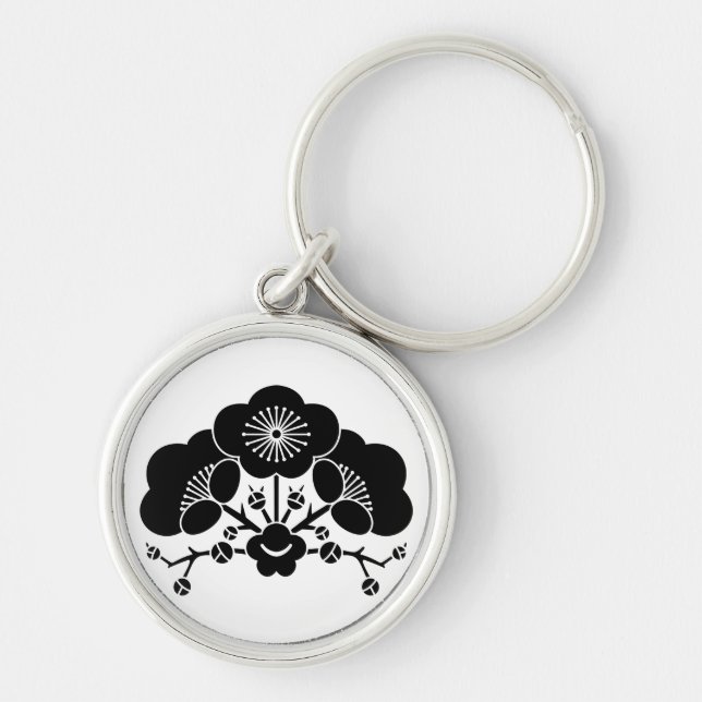 Various plum blossoms keychain (Front)