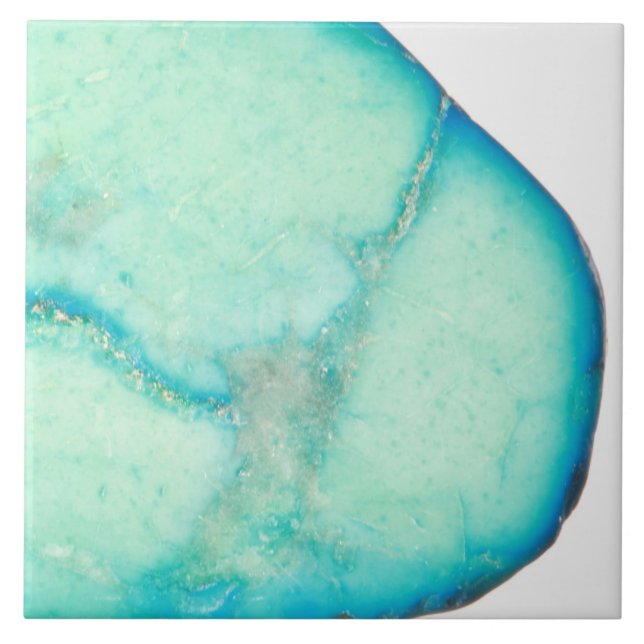 Various Semi-precious gemstone texture structure Ceramic Tile (Front)