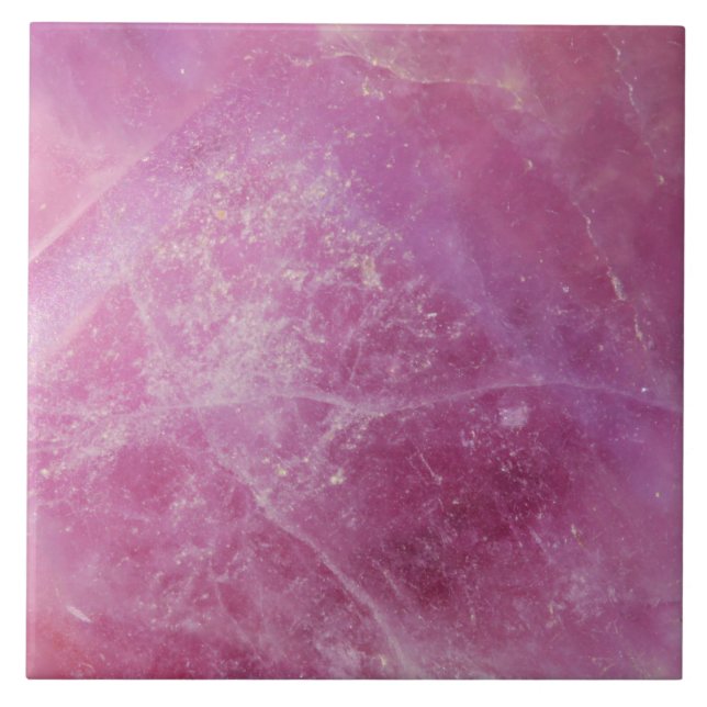 Various Semi-precious gemstone texture structure Ceramic Tile (Front)