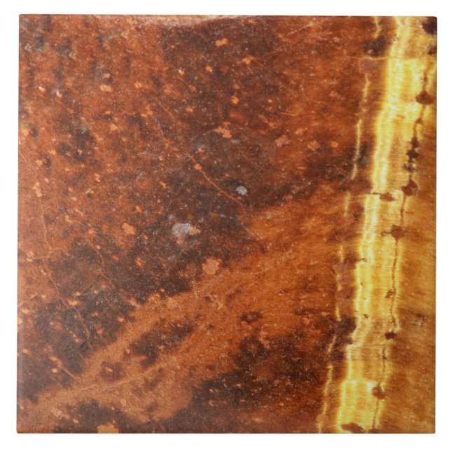Various Semi-precious gemstone texture structure Ceramic Tile (Front)