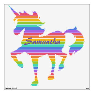 Various Shapes - Rainbow Colors custom wall decals