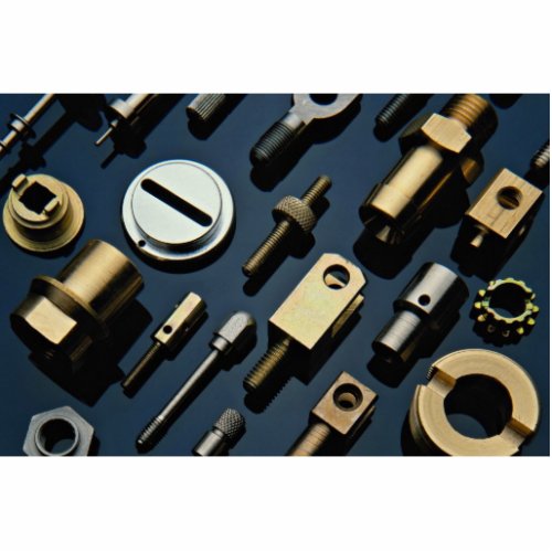 Various small nuts bolts and screws cutout