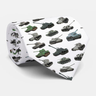 Various Soviet WW2 Tanks Neck Tie