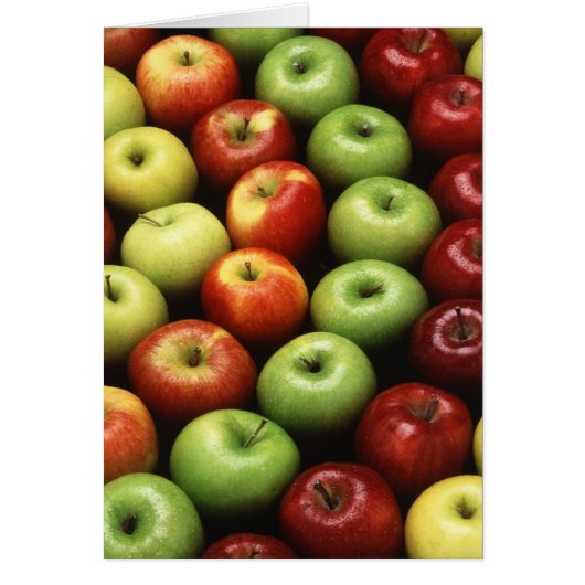Various Types of Apples Cards (Front)