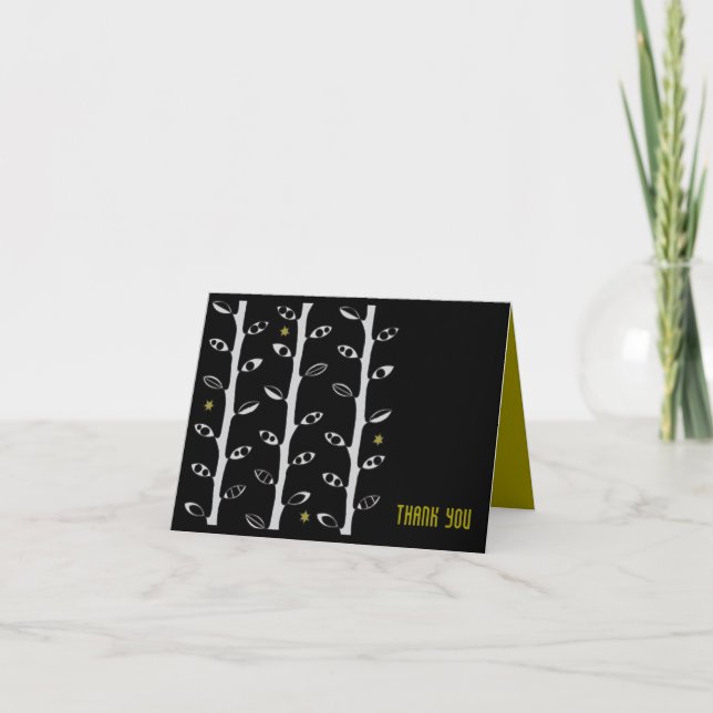 VARIOUS VINES Bar Bat Mitzvah Thank You Card (Front)