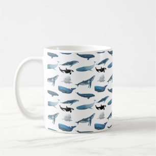 Various Whales Coffee Mug