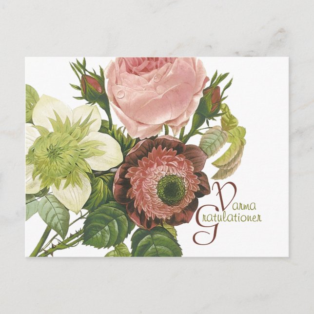 Varma Gratulationer CC0138 Postcard (Front)