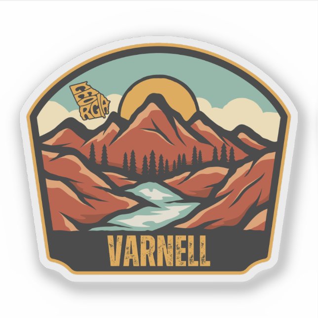 Varnell, Georgia Sticker (Front)