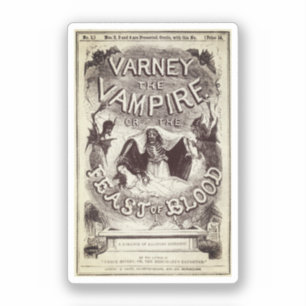 Varney the Vampire (Publication cover) Sticker