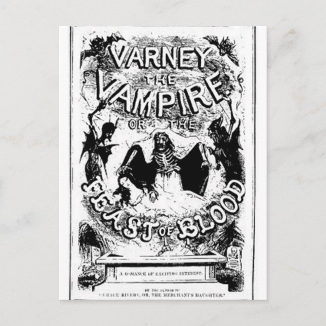 Varney vampire postcard (Front)