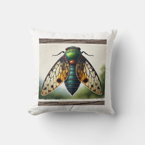 Varnia Dorsal View 200624IREF221 _ Watercolor Throw Pillow
