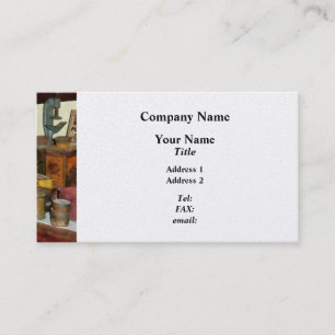 Varnish, Soap and Glue - Platinum Business Card