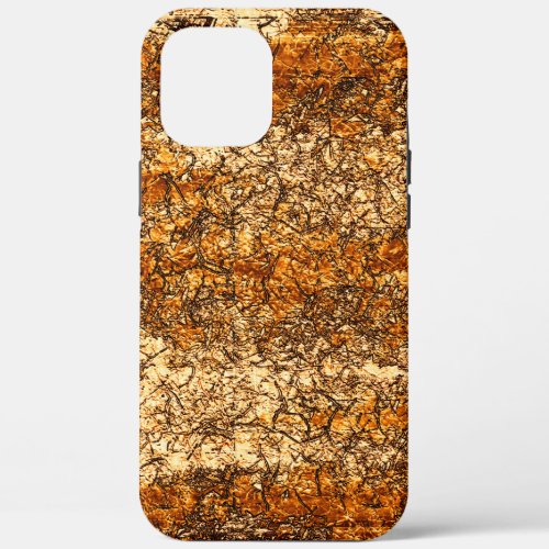 Varnish texture on rough wood iPhone 12 pro max case