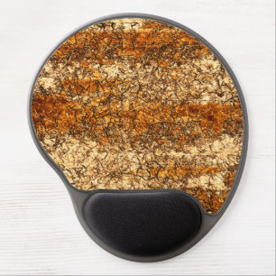 Varnish texture on rough wood gel mouse pad