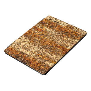 Varnish texture on rough wood iPad pro cover