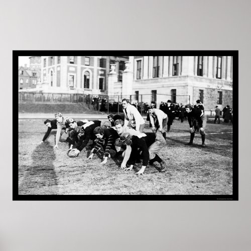 Varsity Football Columbia 1914 Poster