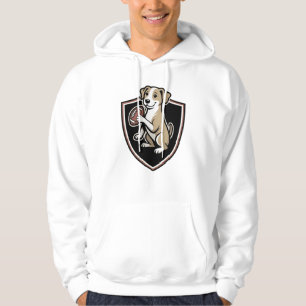 Varsity Football dog Hoodie