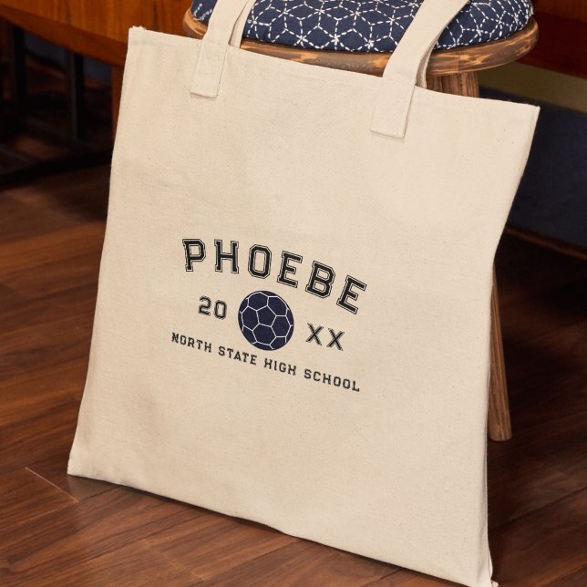 Varsity Letter Sports Graduation Custom Athlete Tote Bag (Celebrate your athlete in the family with this Varsity Letter Sports Graduation Custom Athlete Tote!)