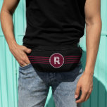 Varsity Letterman | Monogram Fanny Pack<br><div class="desc">This trendy, sports themed fanny pack with your choice of personalization. Whether it's a bridesmaid gift, a birthday gift or even just a nice little gift to yourself, these fanny packs are both practical and stylish—a winning combo every time. Because each bag can be personalized with a name, a monogram...</div>
