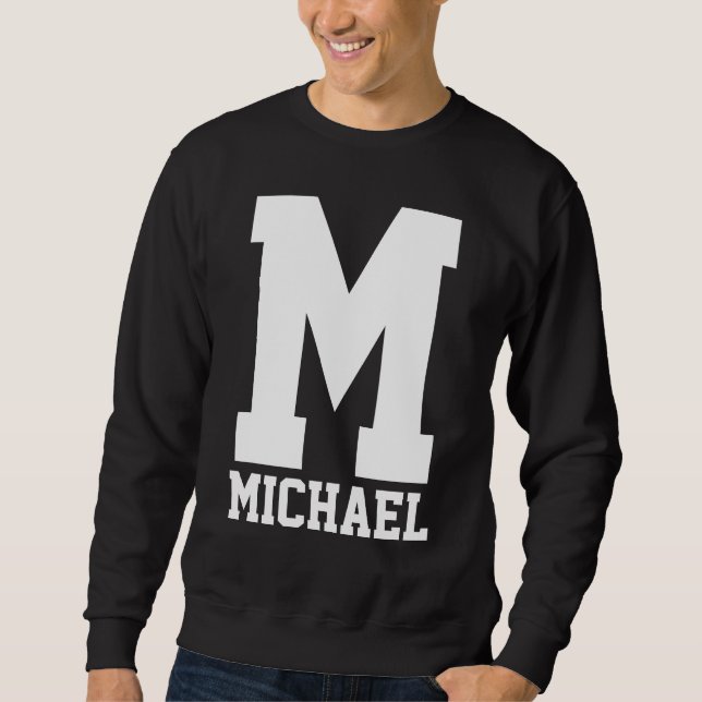 Varsity Letterman Monogram Sweatshirt (Front)