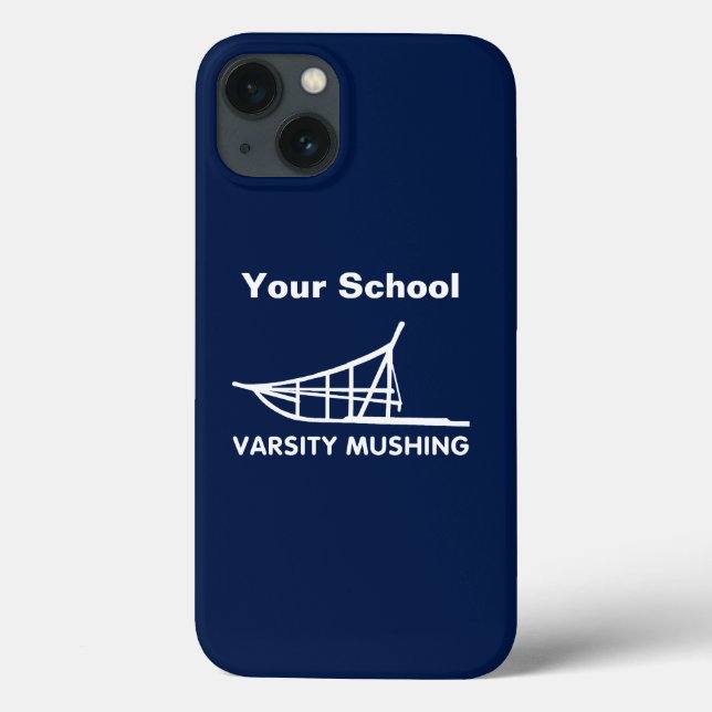 Varsity Mushing Case-Mate iPhone Case (Back)
