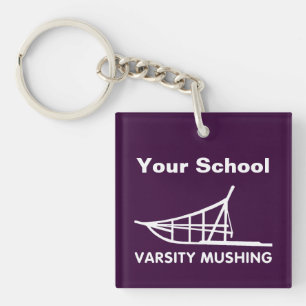Varsity Mushing Keychain