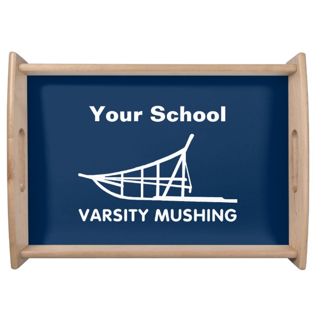 Varsity Mushing Serving Tray (Front)