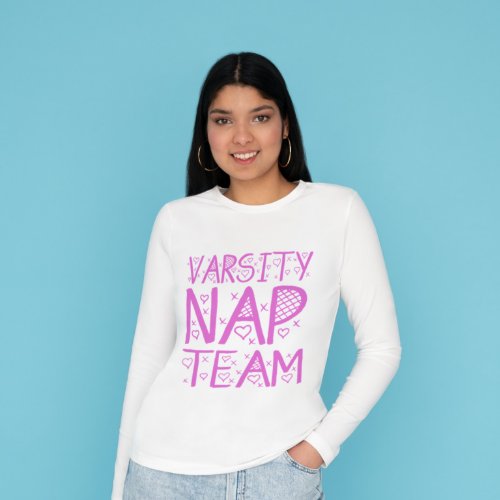 Varsity Nap Team Doodle T_Shirt