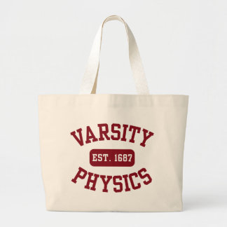 Varsity Physics Large Tote Bag