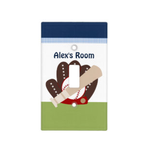 Varsity Sports Baseball Kids Switch Plate