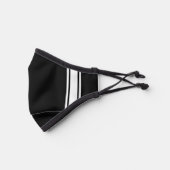 varsity stripes boys girls personalized soccer premium face mask (Left)