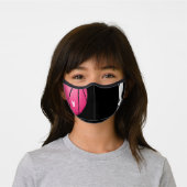 varsity stripes girls pink basketball monogrammed premium face mask (Worn)