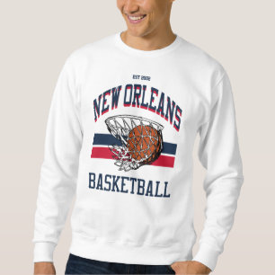 Varsity Style New Orleans Basketball Sweatshirt