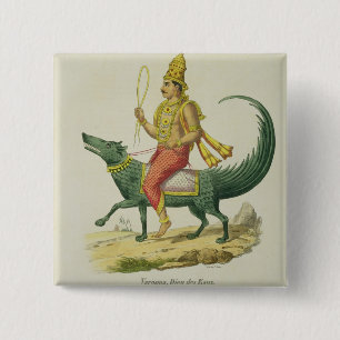 Varuna, God of the Oceans, engraved by Charles Eti Button
