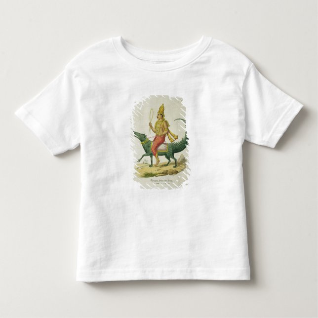 Varuna, God of the Oceans, engraved by Charles Eti Toddler T-shirt (Front)