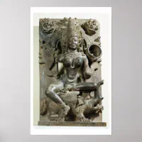 Varunani carving from the Konark Sun Temple Oris Poster