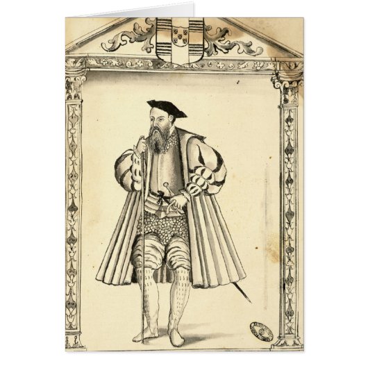 Vasco da Gama from 'Lendas da India' Cards (Front)