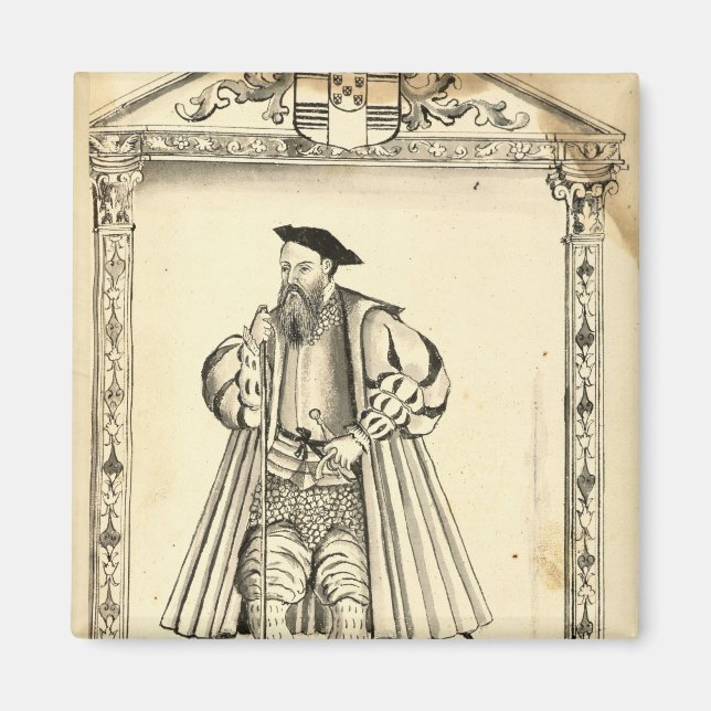 Vasco da Gama  from 'Lendas da India' Magnet (Front)